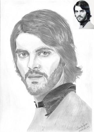 Retratos realistas a lápis